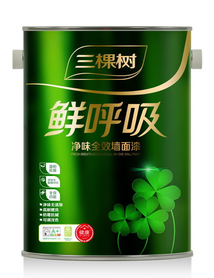 鲜呼吸净味全效墙面漆 5L