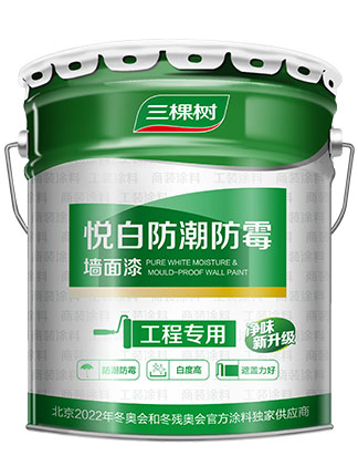 悦白防霉防潮墙面漆