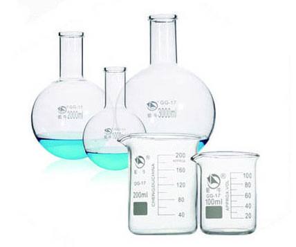 圆底烧瓶和烧杯